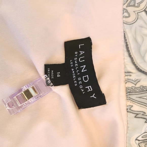 Laundry by Shelli Segal Ciffon Floral Paisley Design L/S Stylish Dress S… - Picture 7 of 7